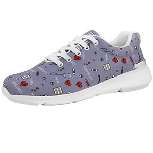 Hawkwell Sneakers Womens Size 7 Elena Purple Nurses Low Top Lace Up Sneakers NWT